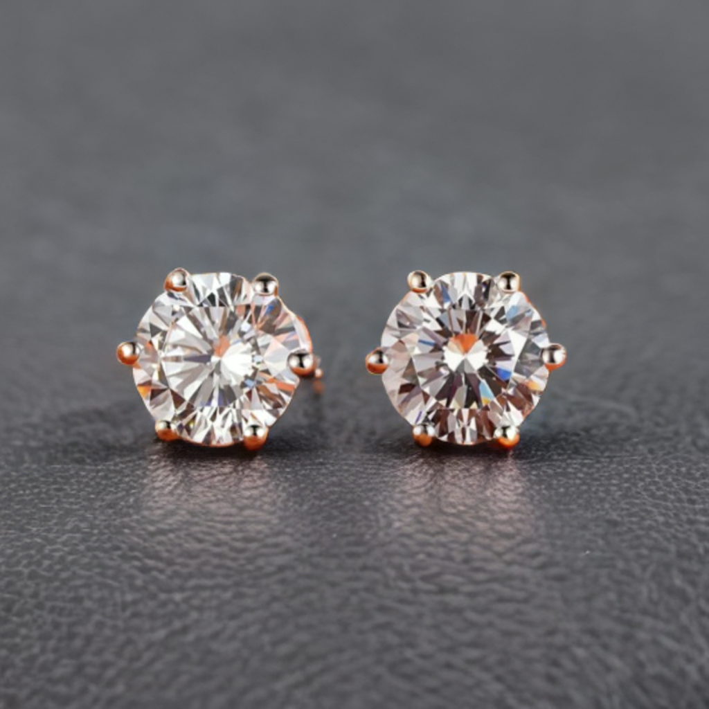 Zircon Solitaire Stud DailyWear & Corporate Wear Earring F37