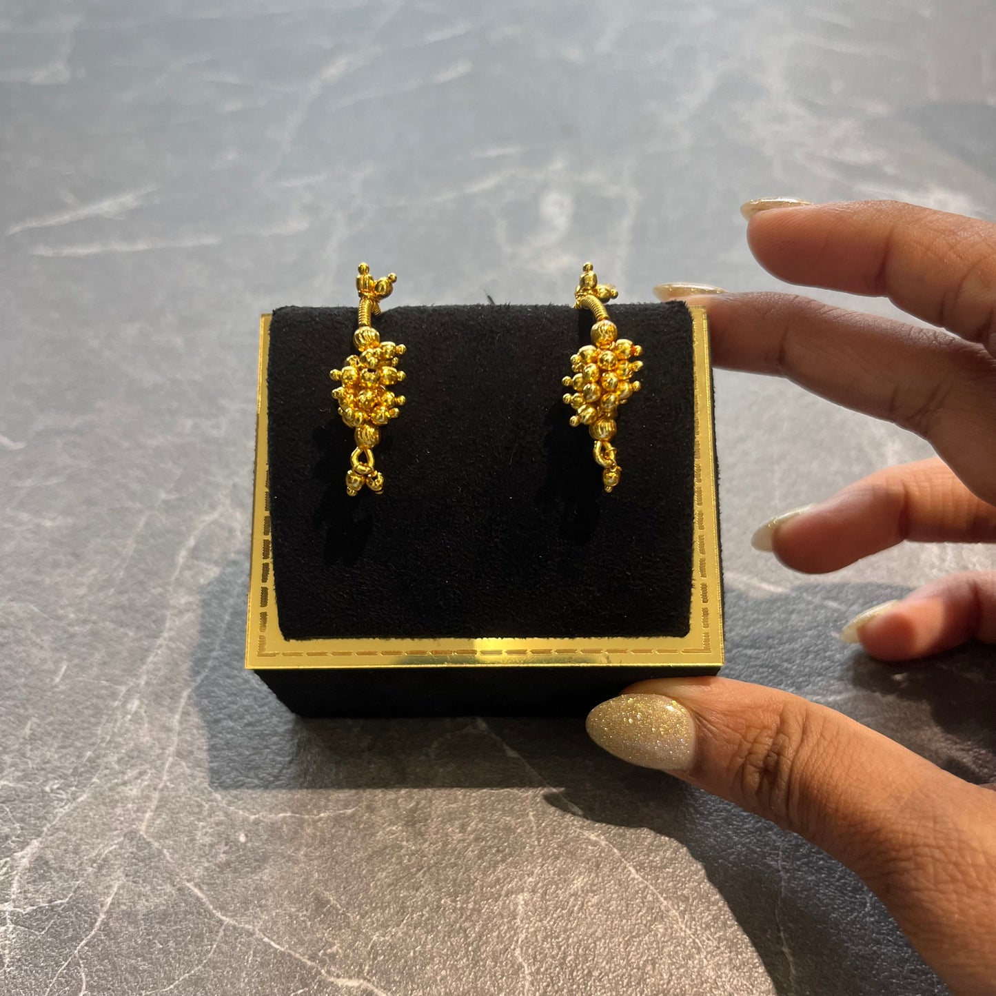 Gold Non Pierce Adjustable Bugadi Koppu