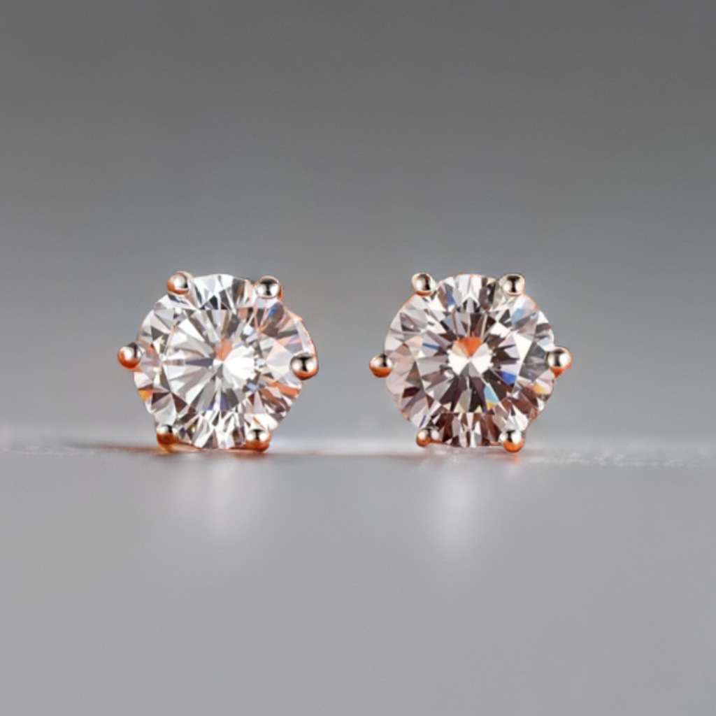 Zircon Solitaire Stud DailyWear & Corporate Wear Earring F37