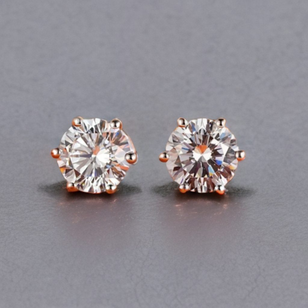 Zircon Solitaire Stud DailyWear & Corporate Wear Earring F37