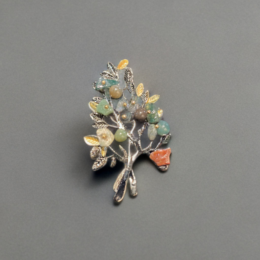 LOLstudio Multi- colorBrooch & Lapel Pins for Saree and Suits B28