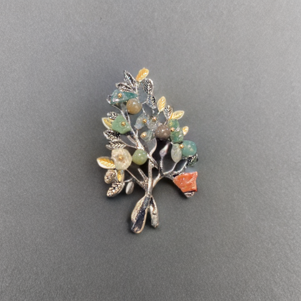 LOLstudio Multi- colorBrooch & Lapel Pins for Saree and Suits B28