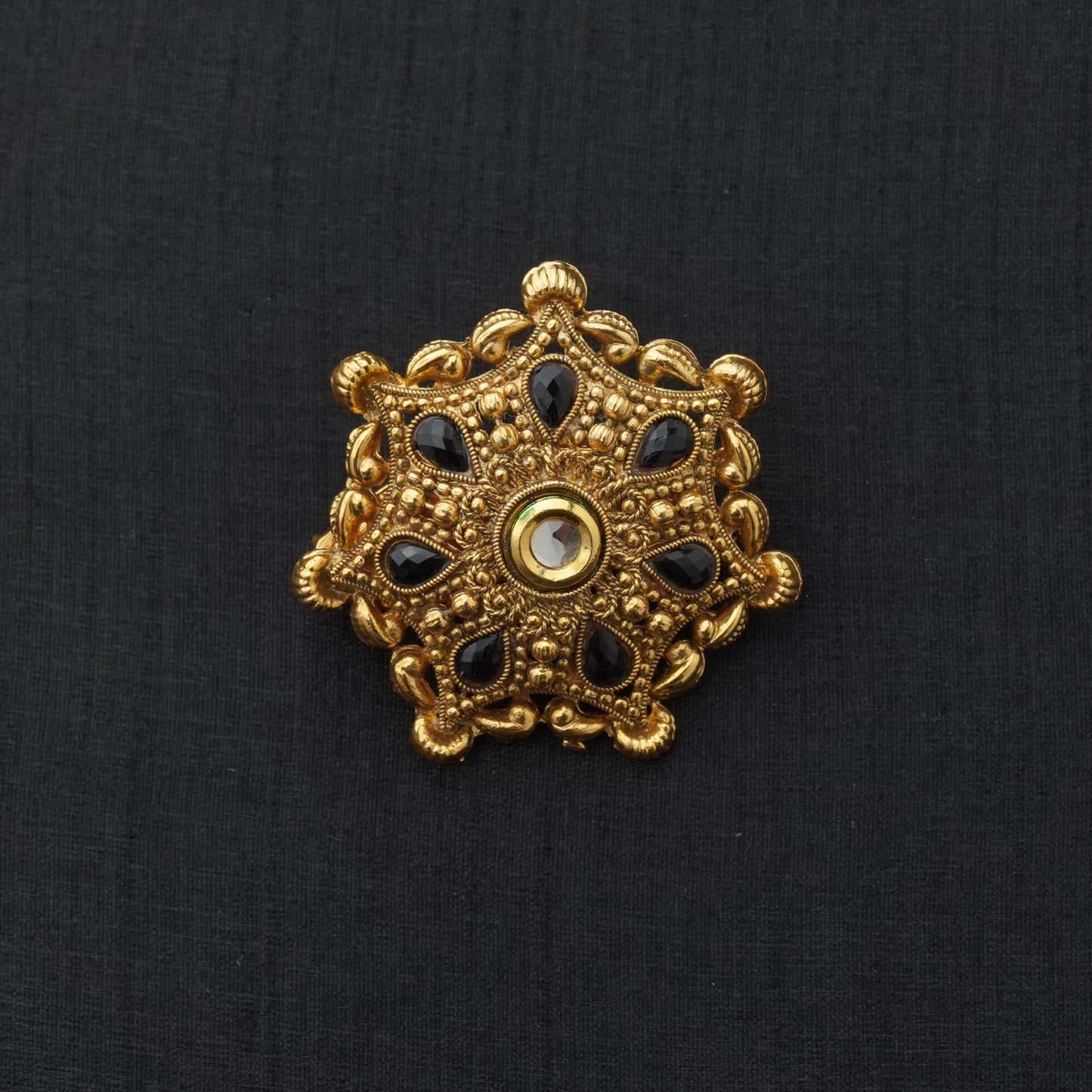 LOLstudio Gold Diamond Pearl Brooches & Lapel Pins B187