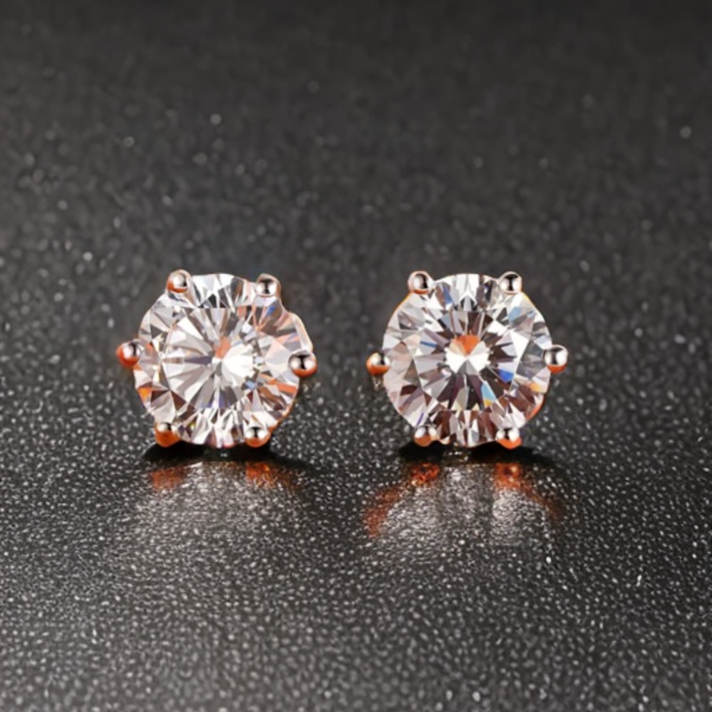 Zircon Solitaire Stud DailyWear & Corporate Wear Earring F37