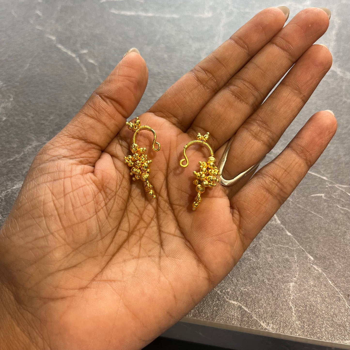Gold Non Pierce Adjustable Bugadi Koppu