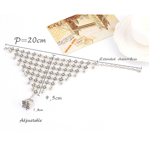 Bohemian Ring Hand Harness Bracelets F46