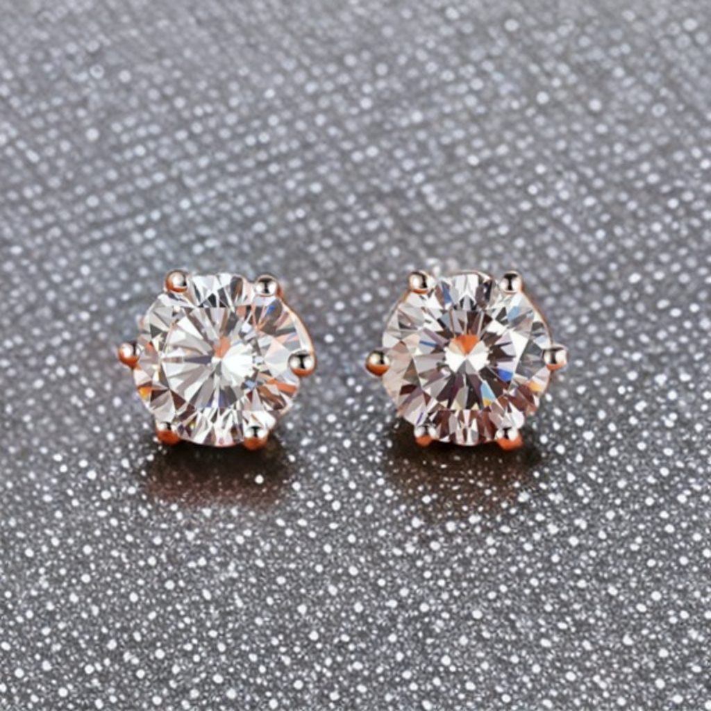 Zircon Solitaire Stud DailyWear & Corporate Wear Earring F37