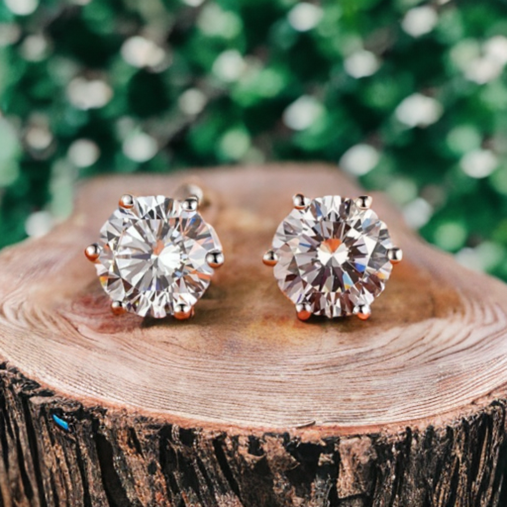 Zircon Solitaire Stud DailyWear & Corporate Wear Earring F37