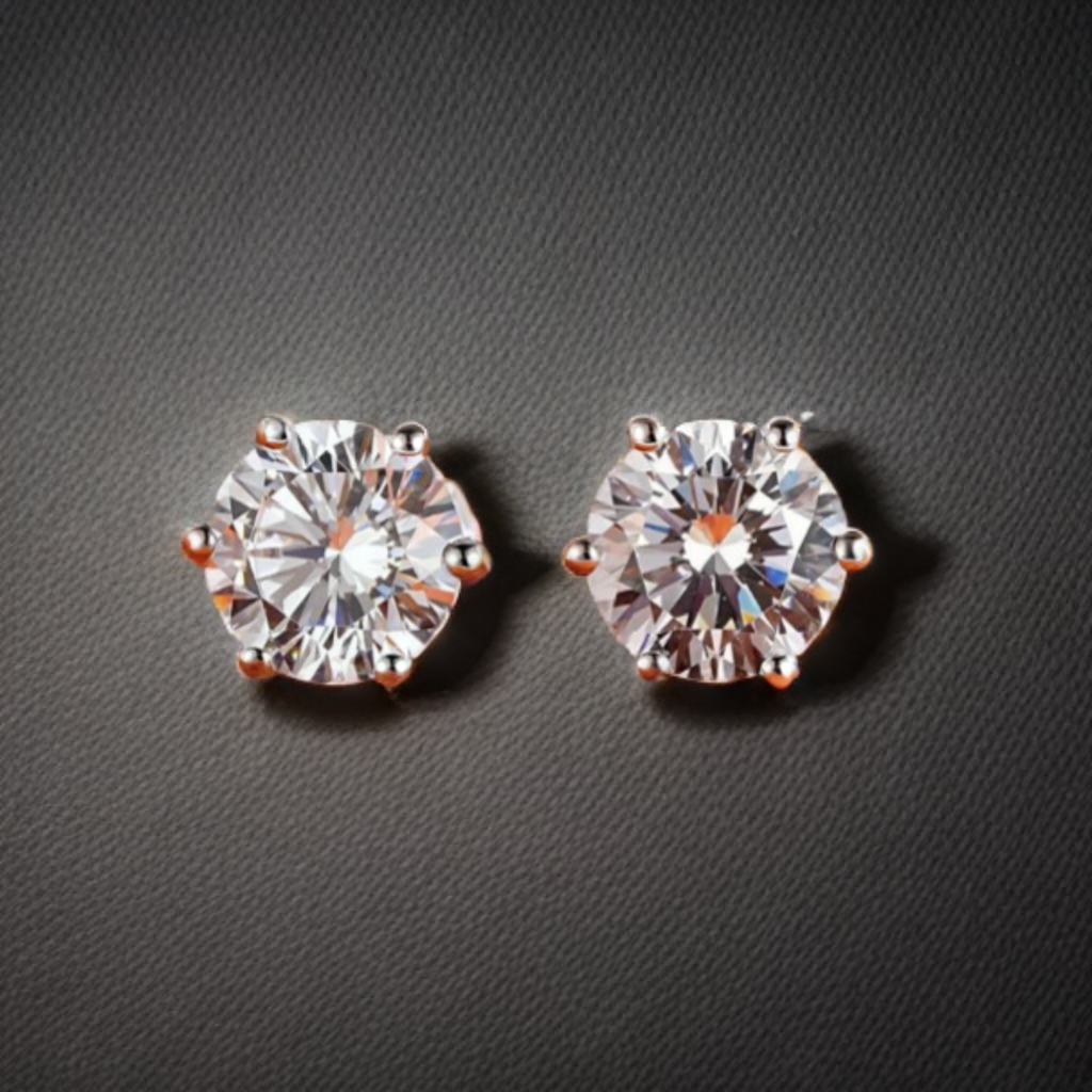 Zircon Solitaire Stud DailyWear & Corporate Wear Earring F37
