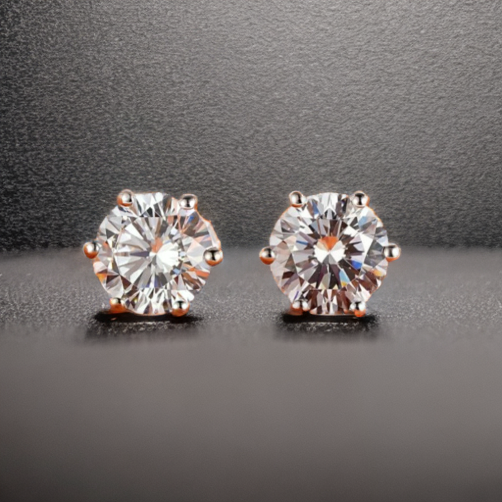 Zircon Solitaire Stud DailyWear & Corporate Wear Earring F37