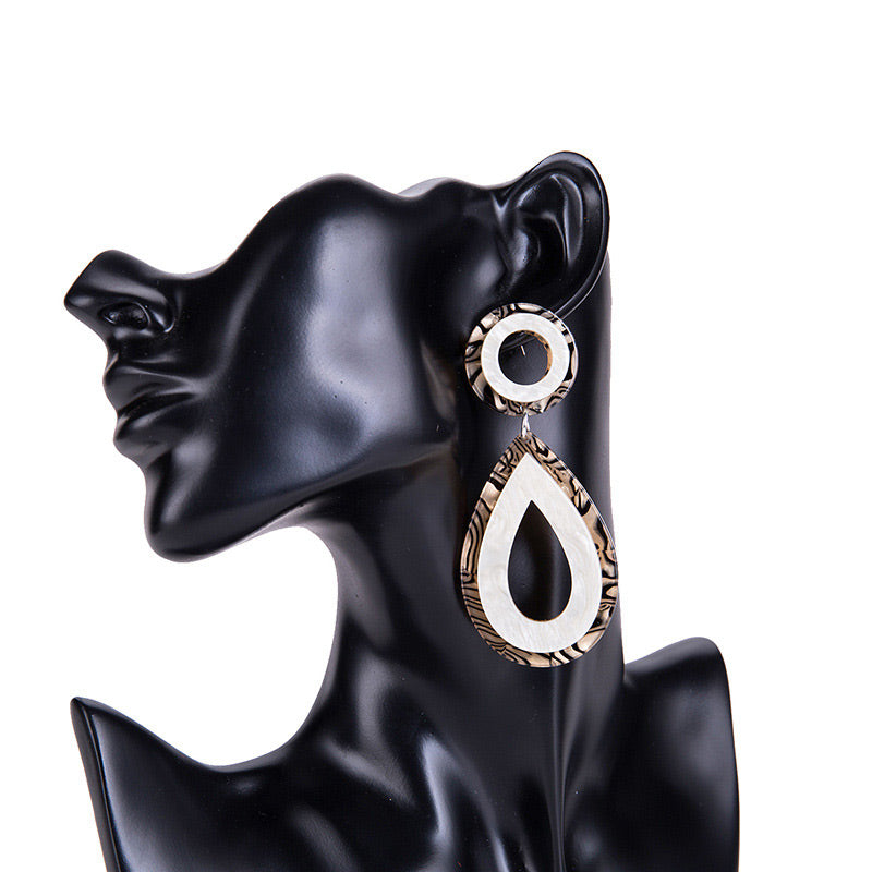Bohemian Resin Enamel Earring F48