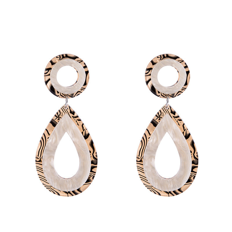 Bohemian Resin Enamel Earring F48