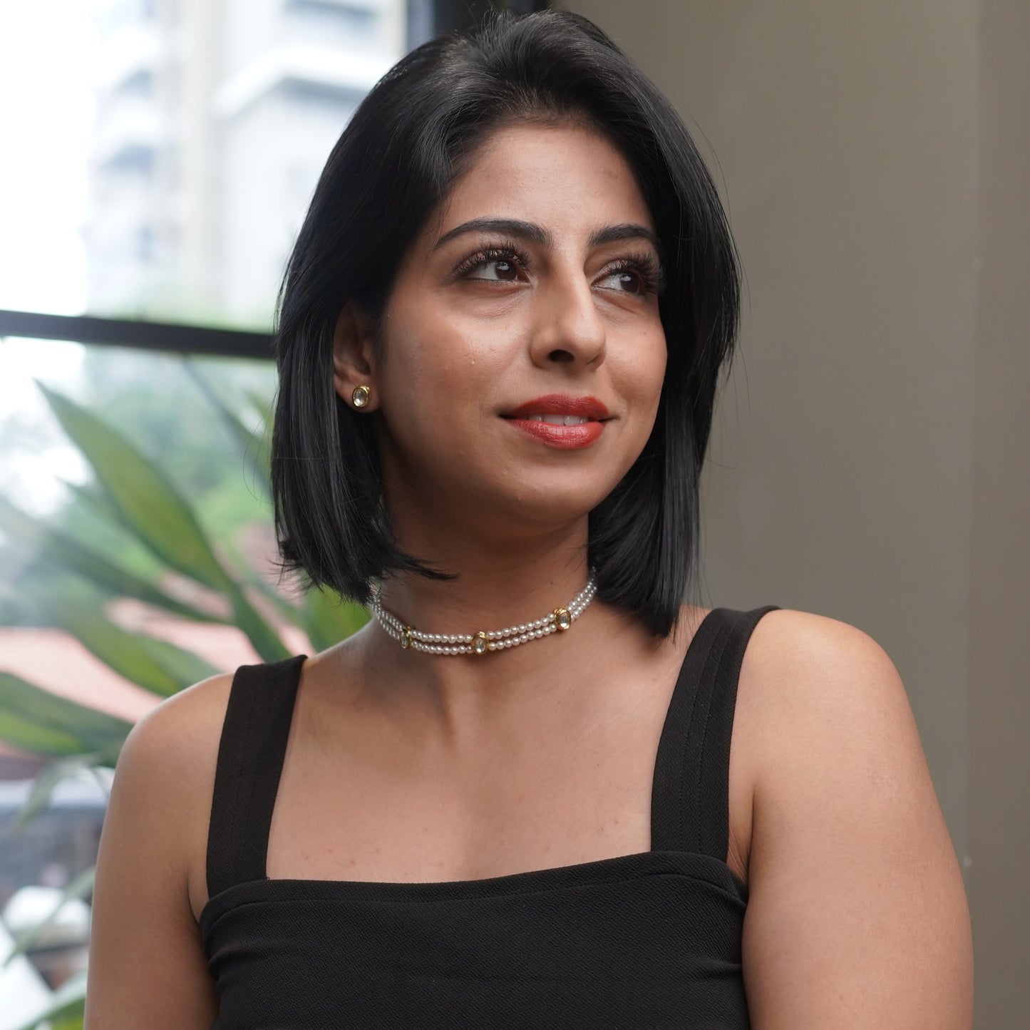 Kundan Pearl Designer Cocktail Choker Jewelry Set