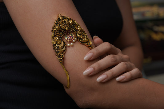 Royal Temple Peacock Armlet