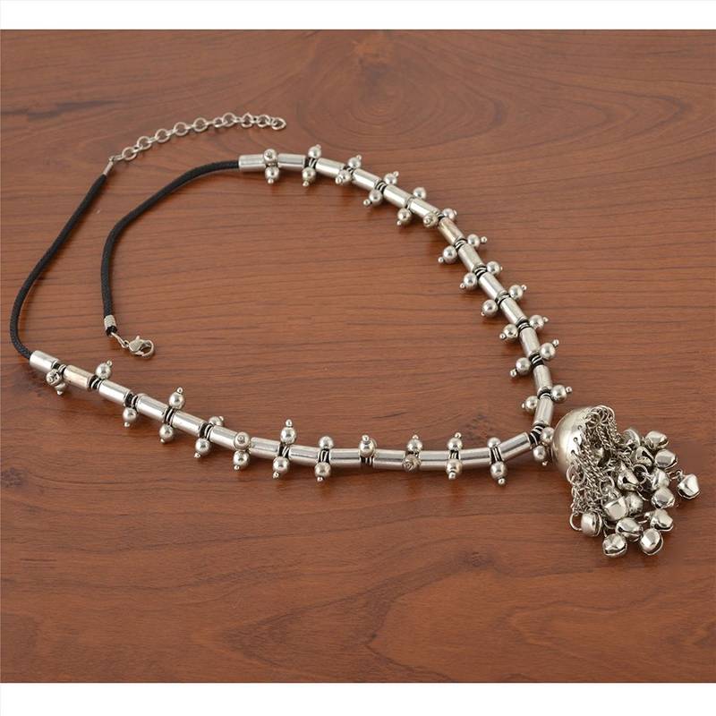 Silver Necklace Bohemian Design Necklace F16