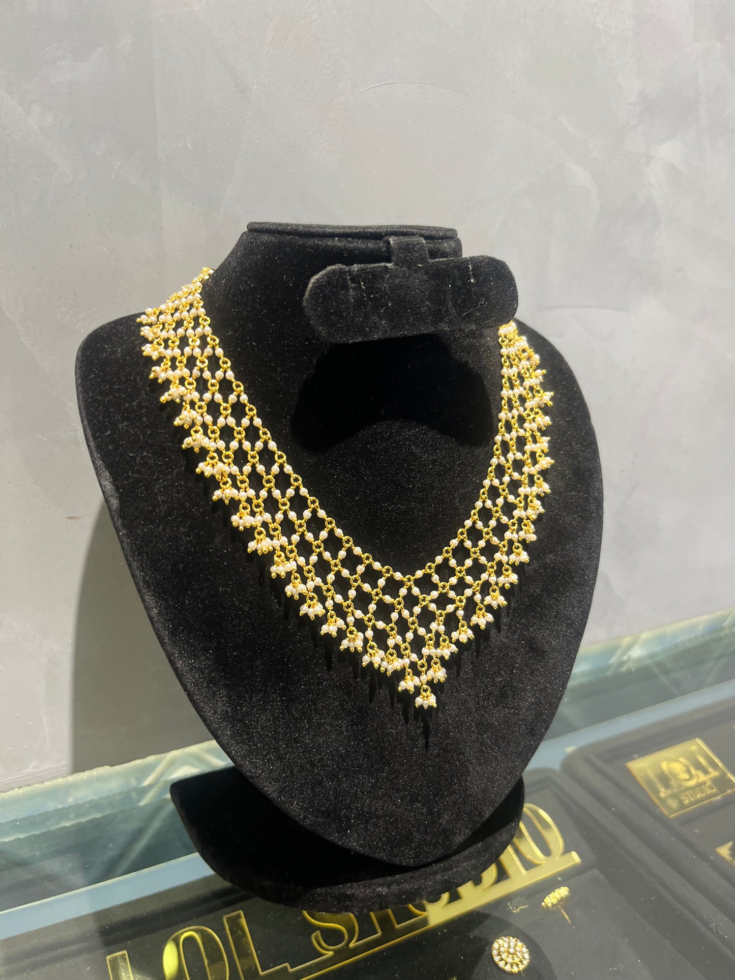 Pure Pearl Jalhar Fashion Statement Necklace