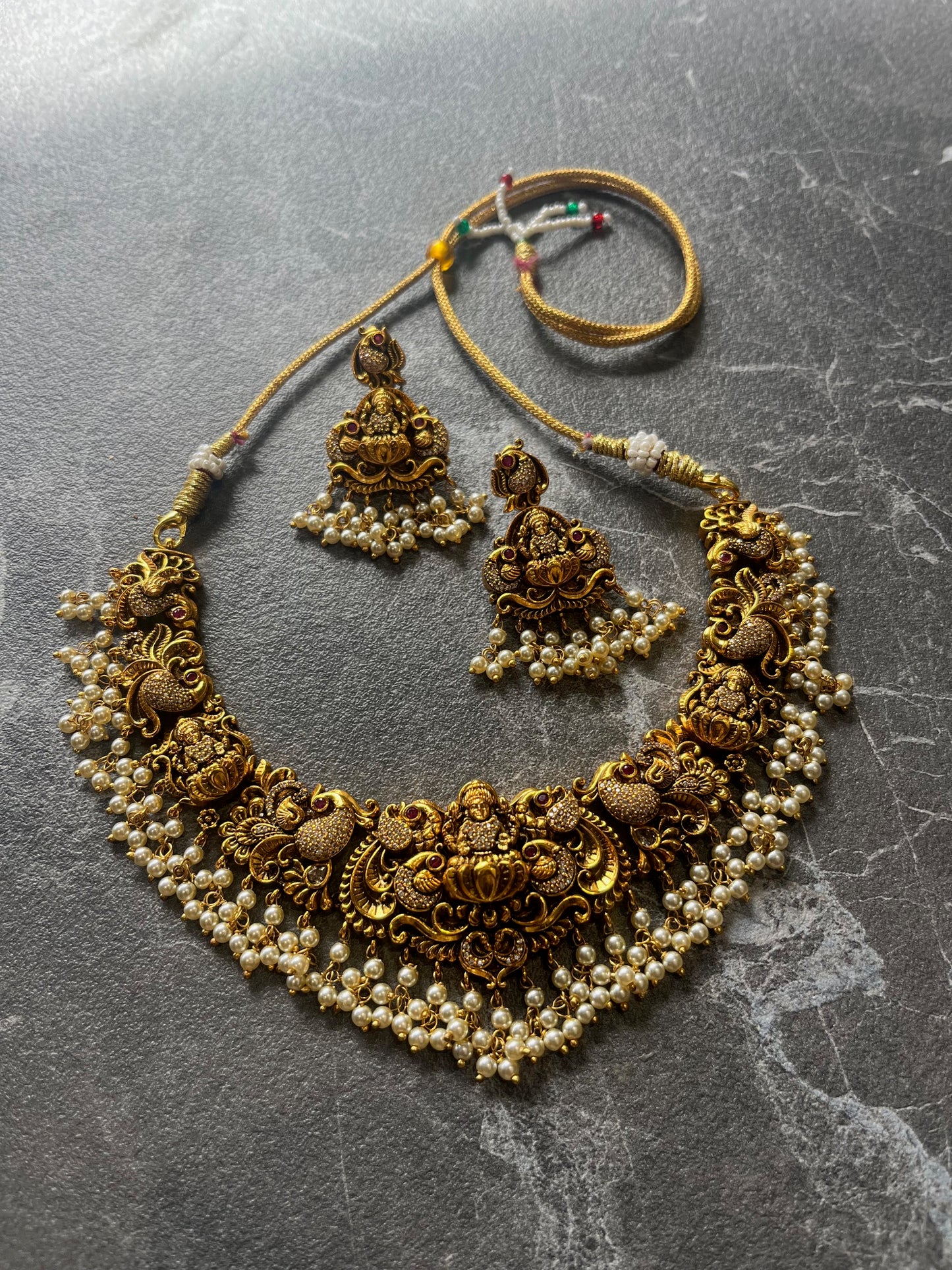 LOLstudio Ethnic Set Laxmi Tribal Karigari Bridal Traditional Jewelry Set B102