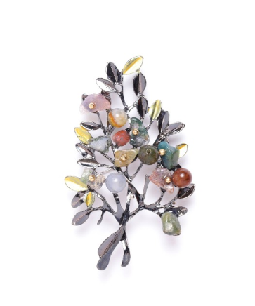 LOLstudio Multi- colorBrooch & Lapel Pins for Saree and Suits B28