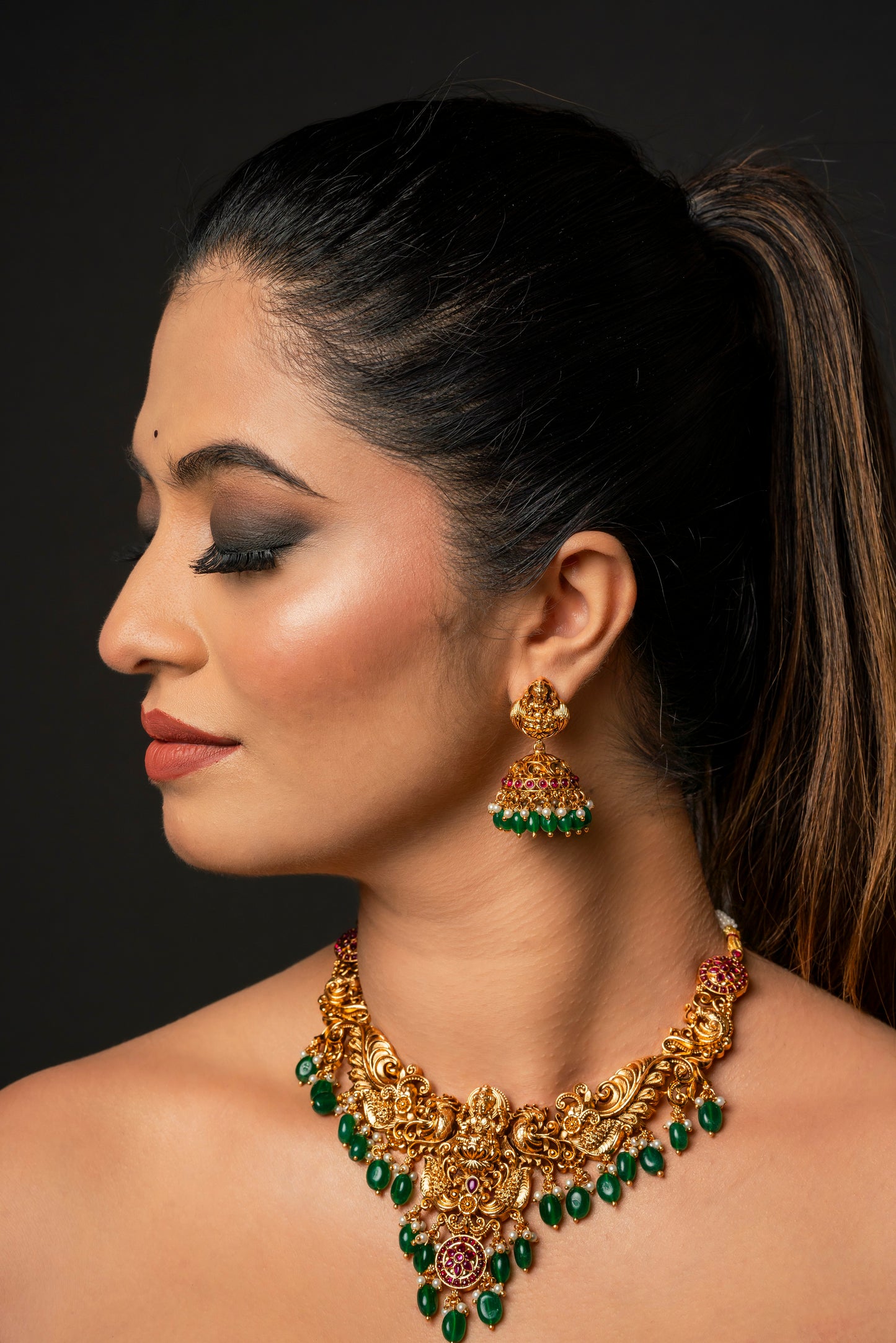 LOLstudio Traditional Bridal Jewelry Set B108