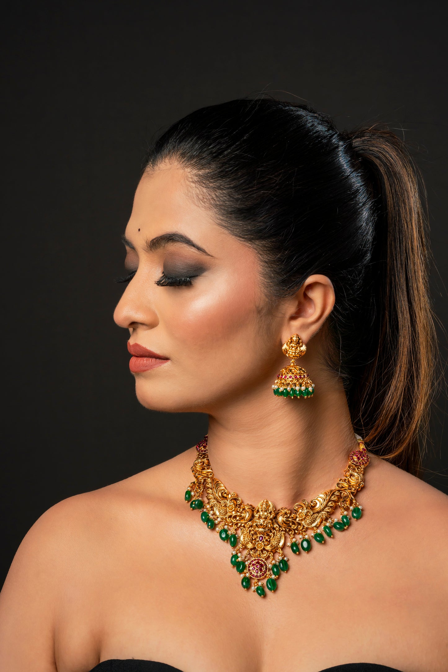 LOLstudio Traditional Bridal Jewelry Set B108
