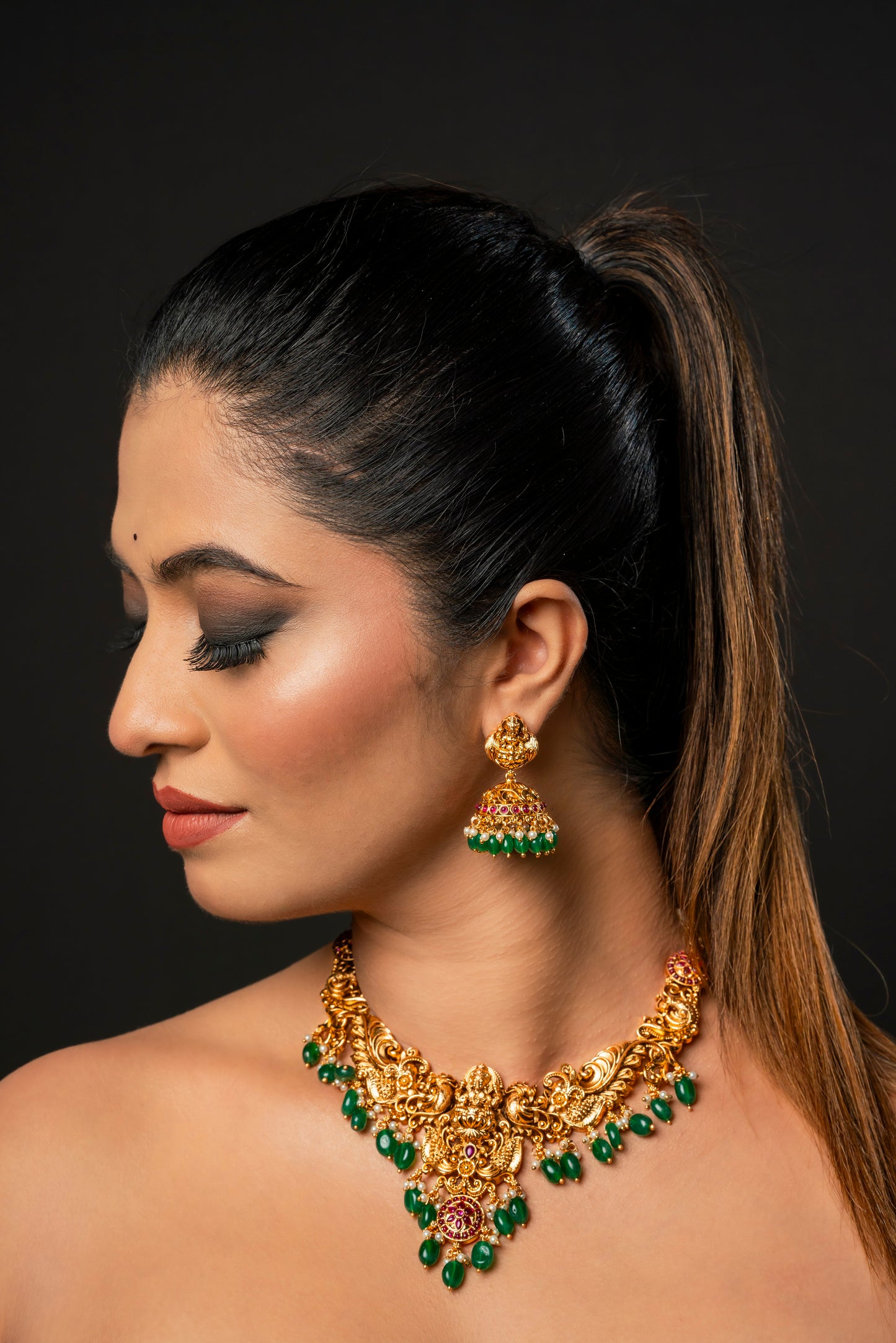 LOLstudio Traditional Bridal Jewelry Set B108