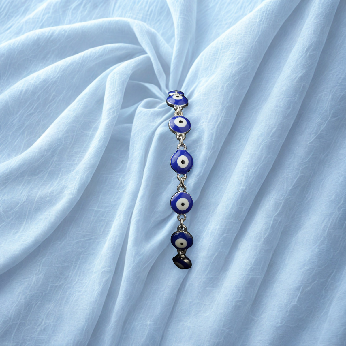 Evil Eye Blue Charm Bracelet