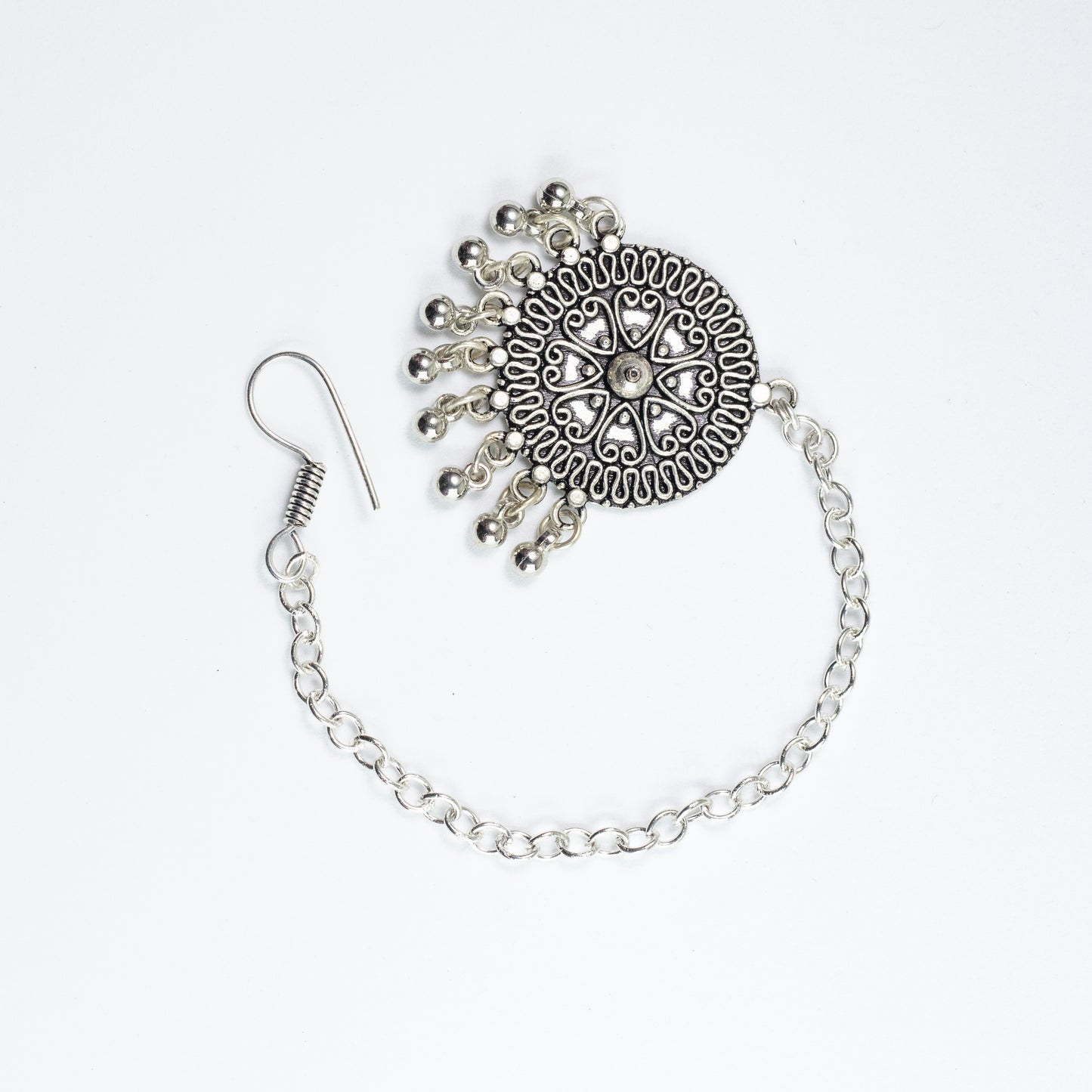 Silver Filigree Maang Tikka