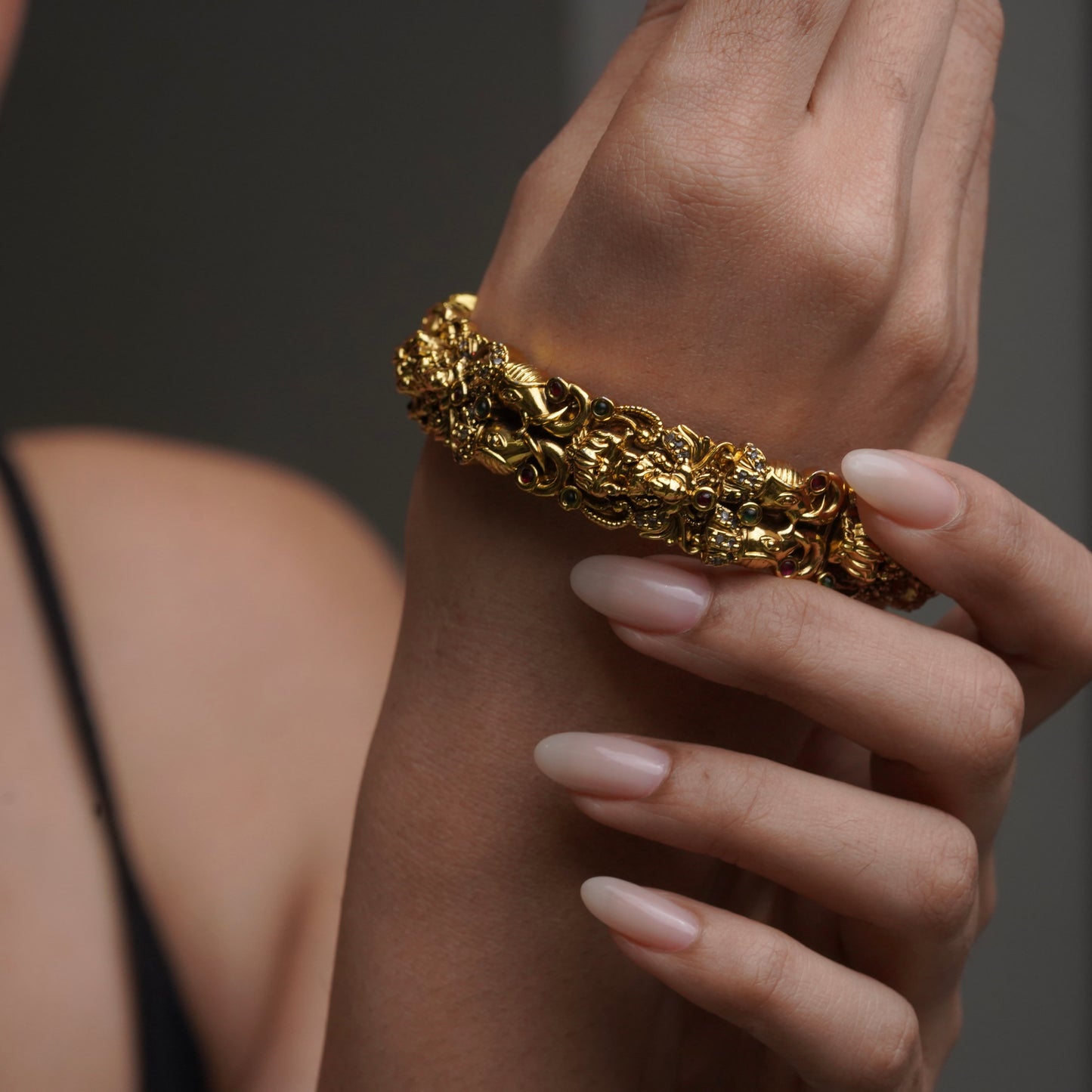 The Heritage Nakshi Clip-On Kada - (Size - 2.6)