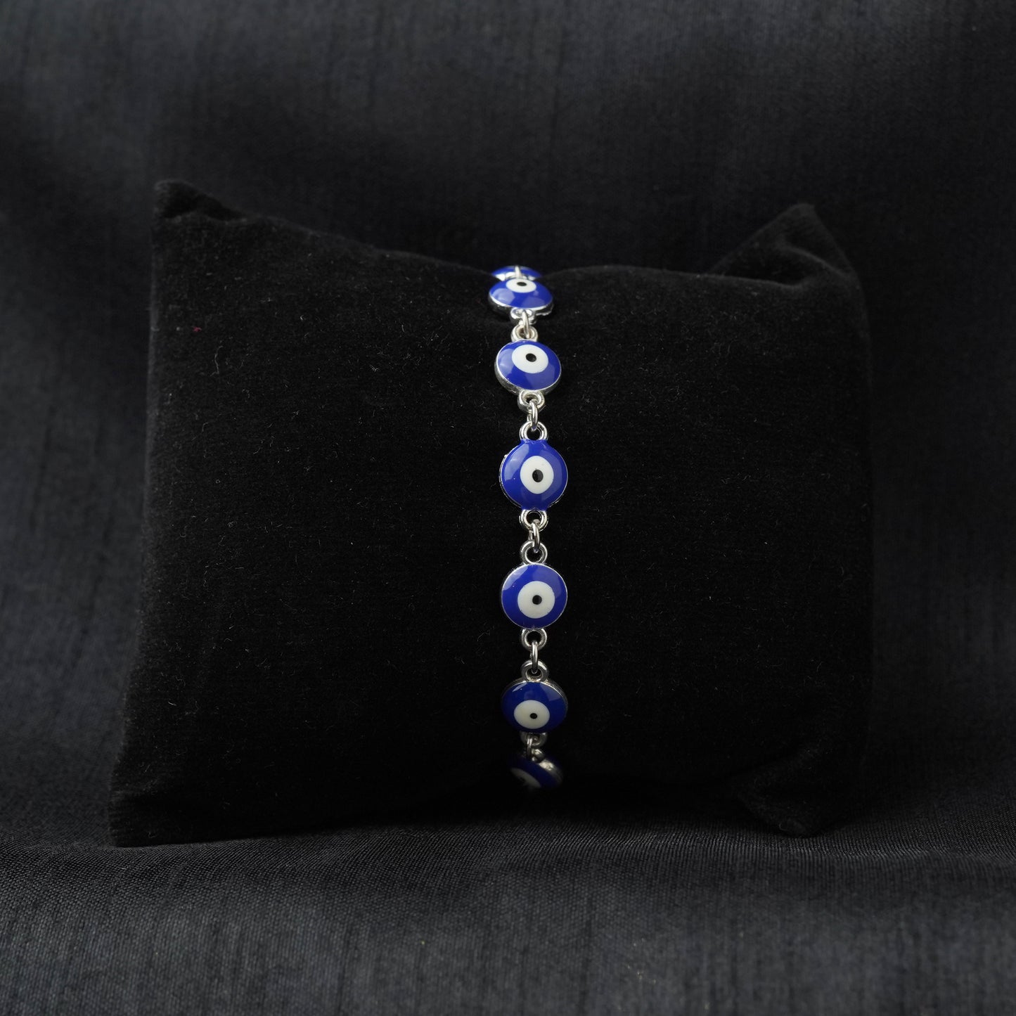 Evil Eye Adjustable (5 Evil Eye) Stone Bracelet F13