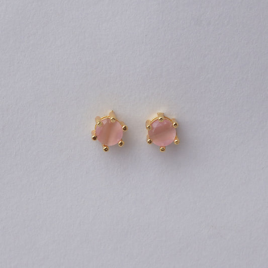 LOLstudio Stud Gold Floral Earring B169