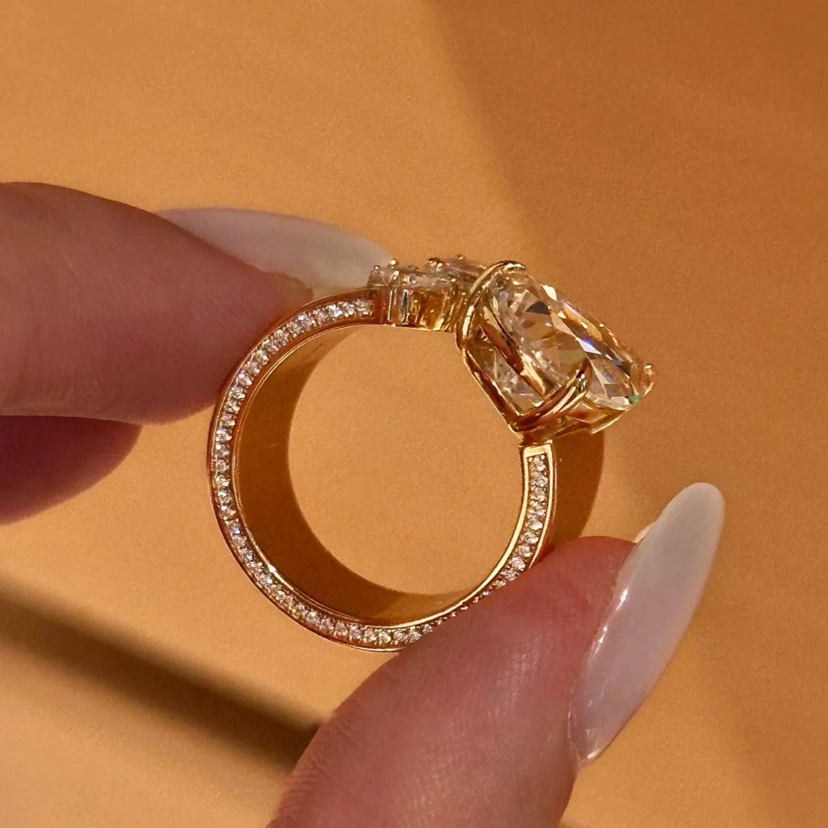 Golden Luxe Statement Crystal Ring – LOLSTUDIO
