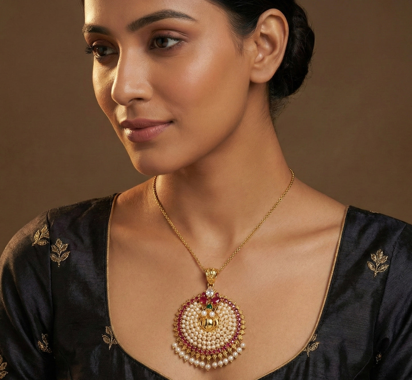 Gilli Ole Silver Round Locket Pendant