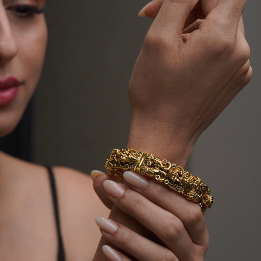 The Heritage Nakshi Clip-On Kada - (Size - 2.6)