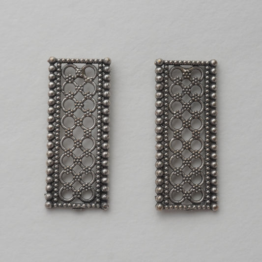 LOLstudio Silver Tribal Bohemian Earring  B295