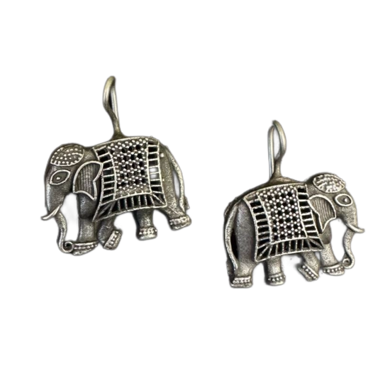 LOLstudio Elephant Tribal Hoop Earring B274