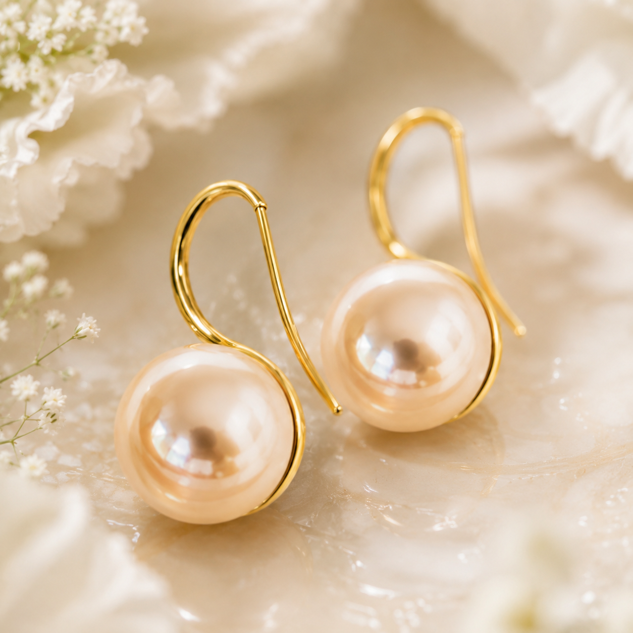 Aurelia Pearl Drop Earrings