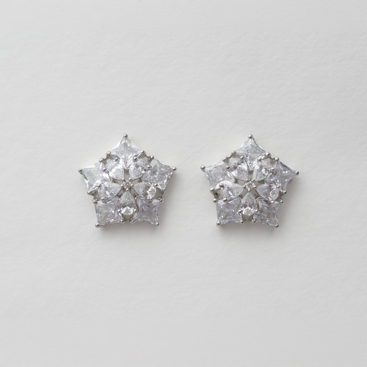 Zircon Diamond Cocktail Stud Earring