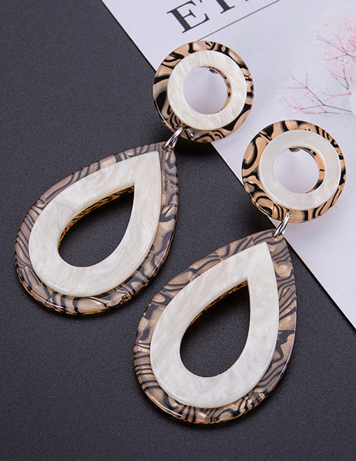 Bohemian Resin Enamel Earring F48
