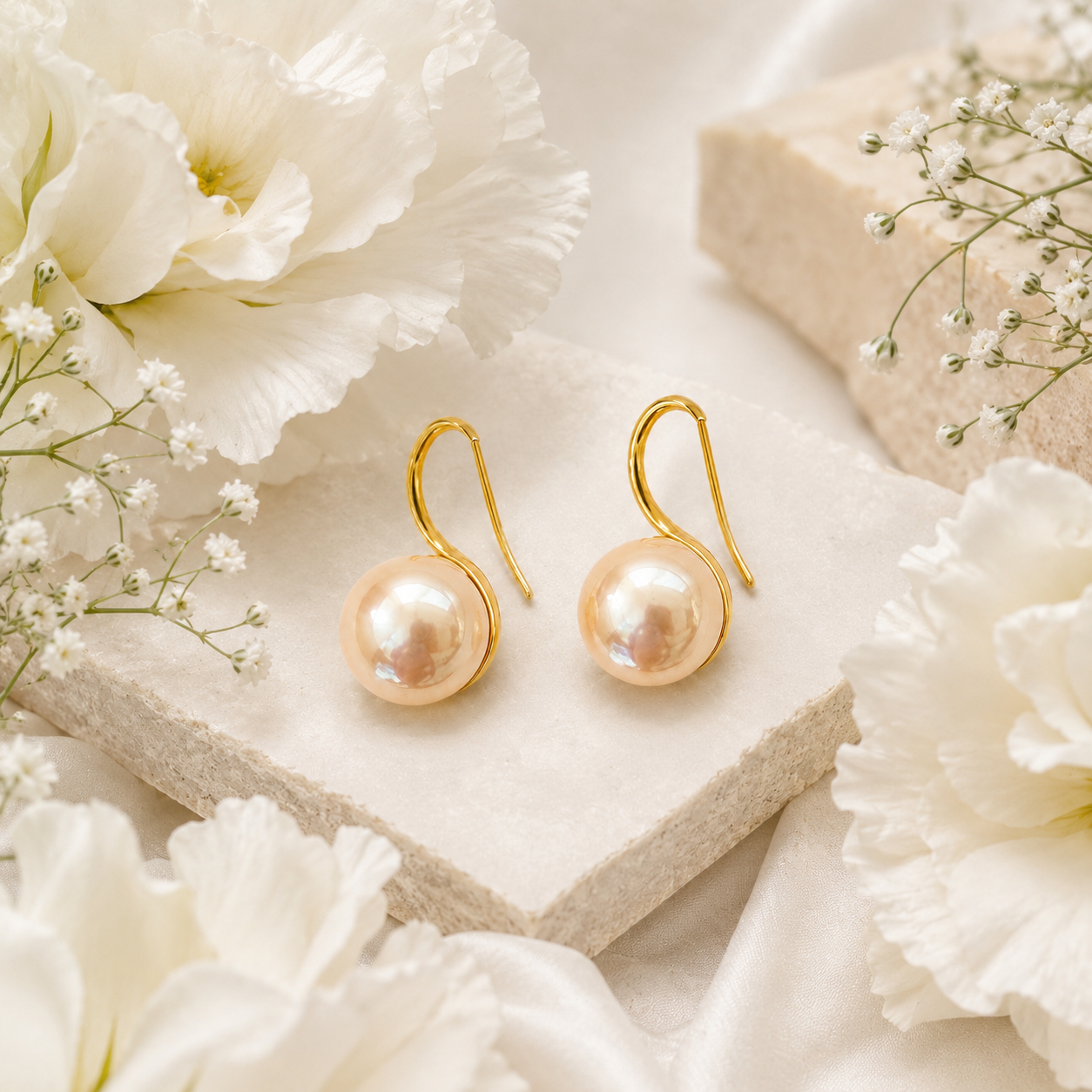Aurelia Pearl Drop Earrings