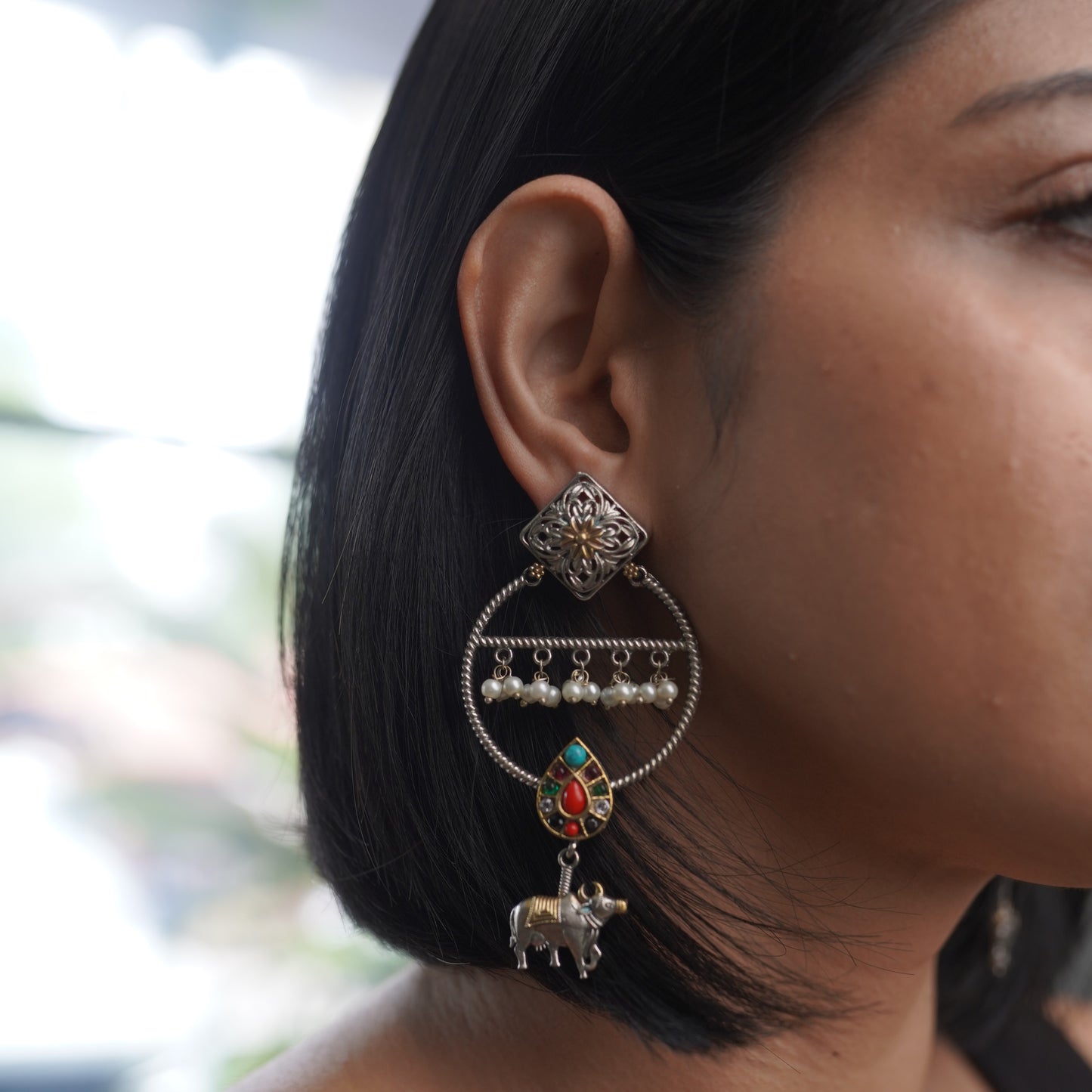 Nandi Shiv Bohemian Earring