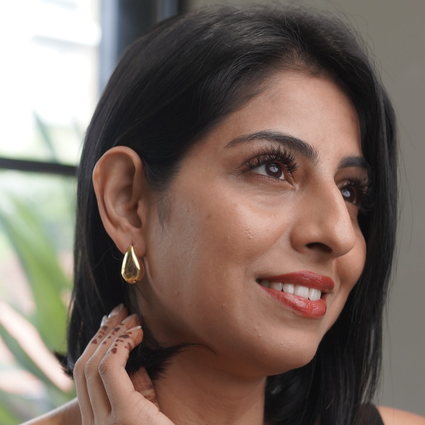 Gold and Silver Changeable Two Way Wear Corporate Daily Wear Earring