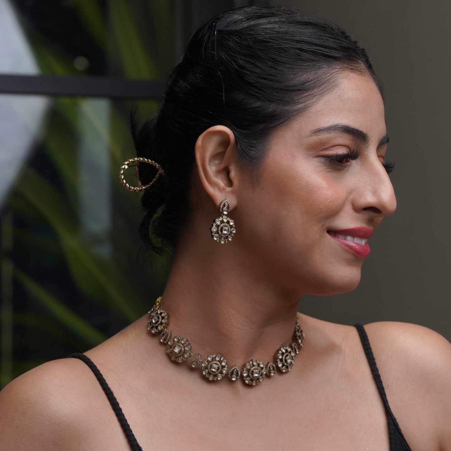 Mughal Muse Handcrafted Kundan Set