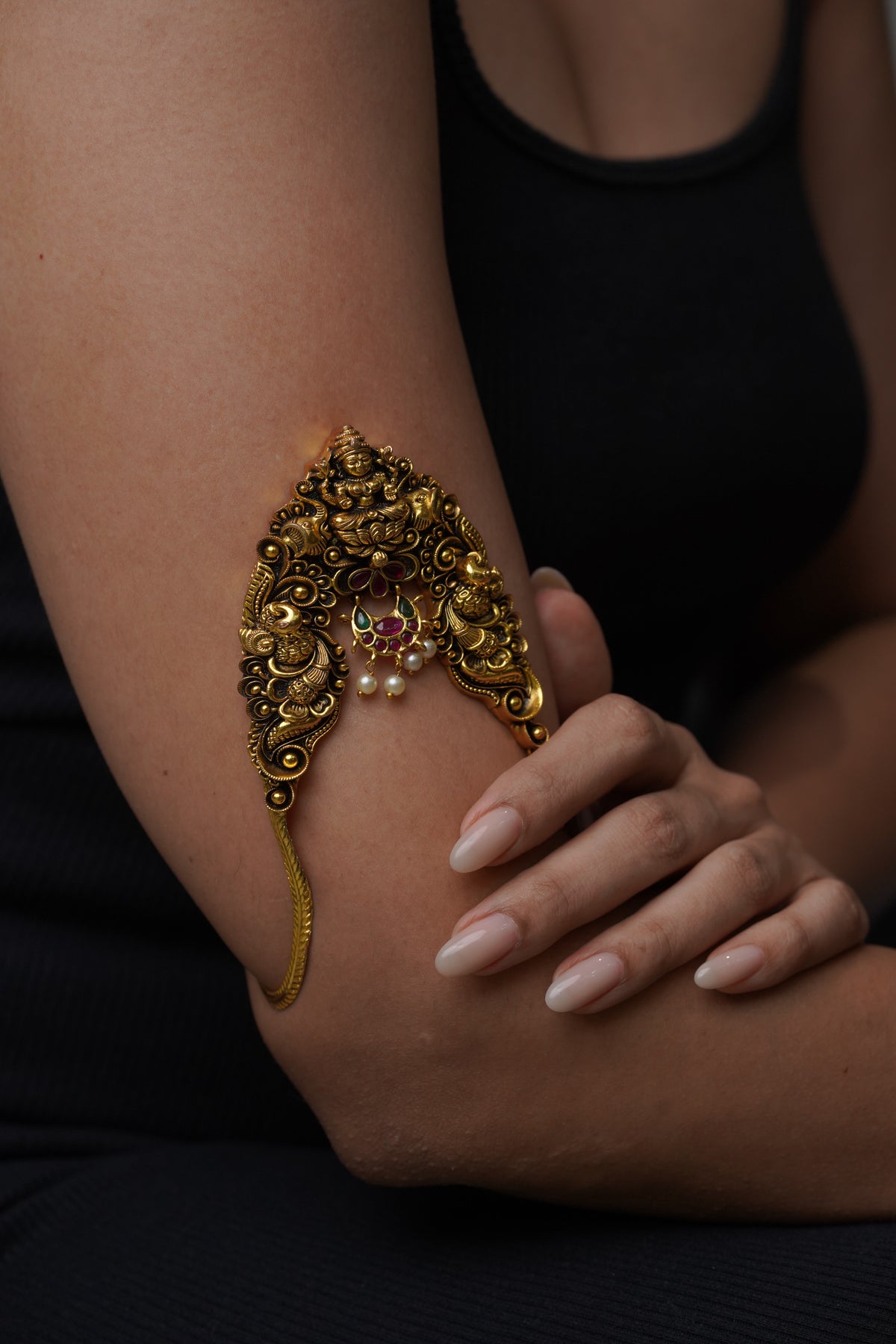 Royal Temple Peacock Armlet