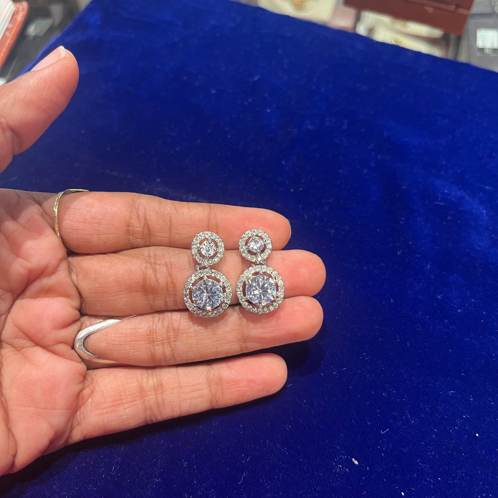 LOLstudio “Sita Ramam” Bestseller Zircon Diamond Drop Earrings LOLB271