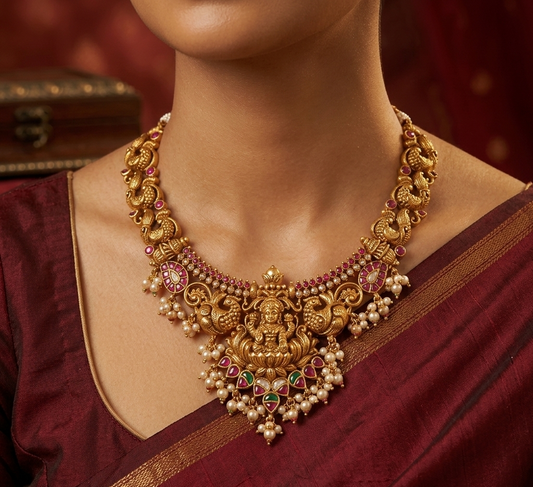 Heritage Gold: Goddess Lakshmi's Blessing