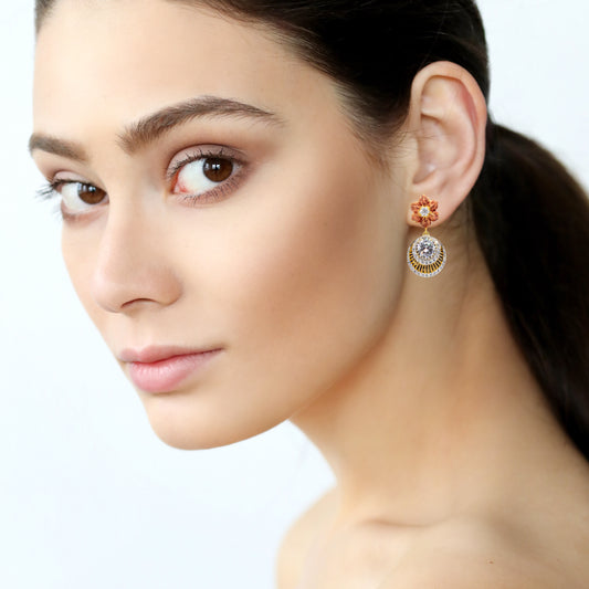 Zircon Diamond Cocktail Fashion Fusion Earring F20
