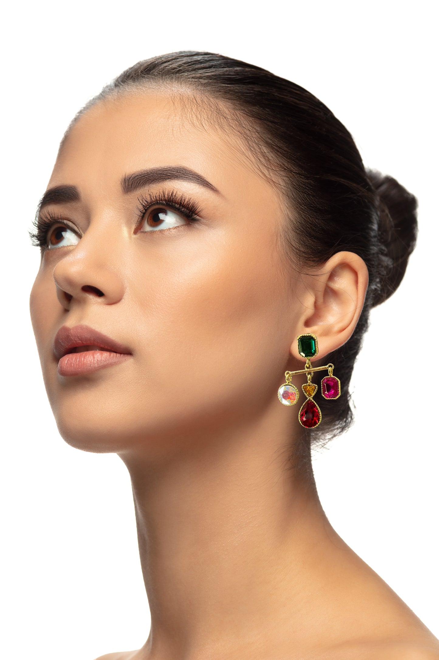 Retro Multi-Color Earrings F53