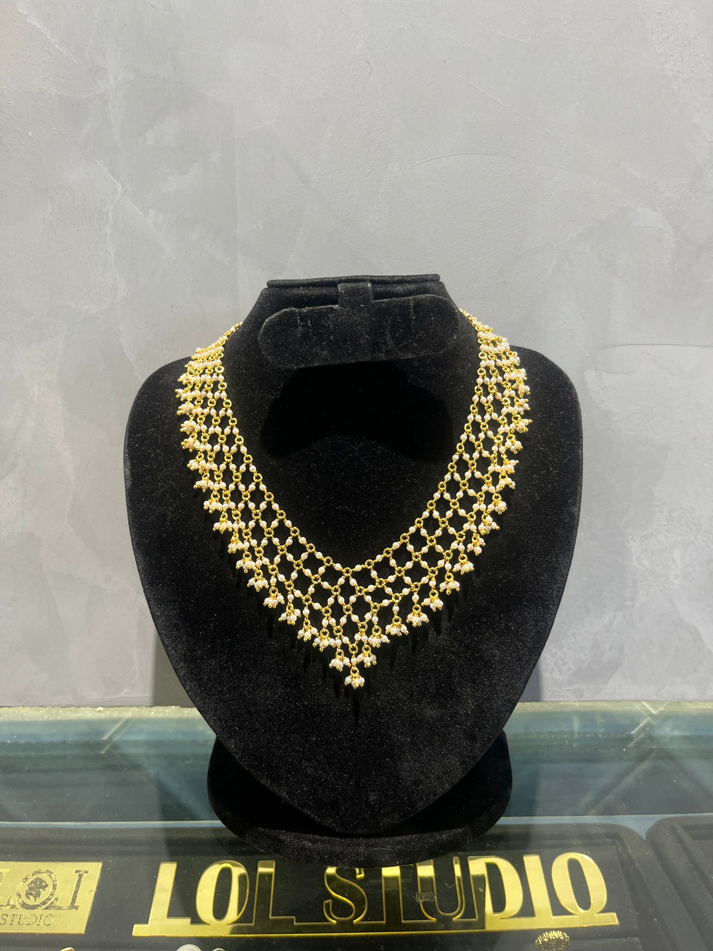 Pure Pearl Jalhar Fashion Statement Necklace