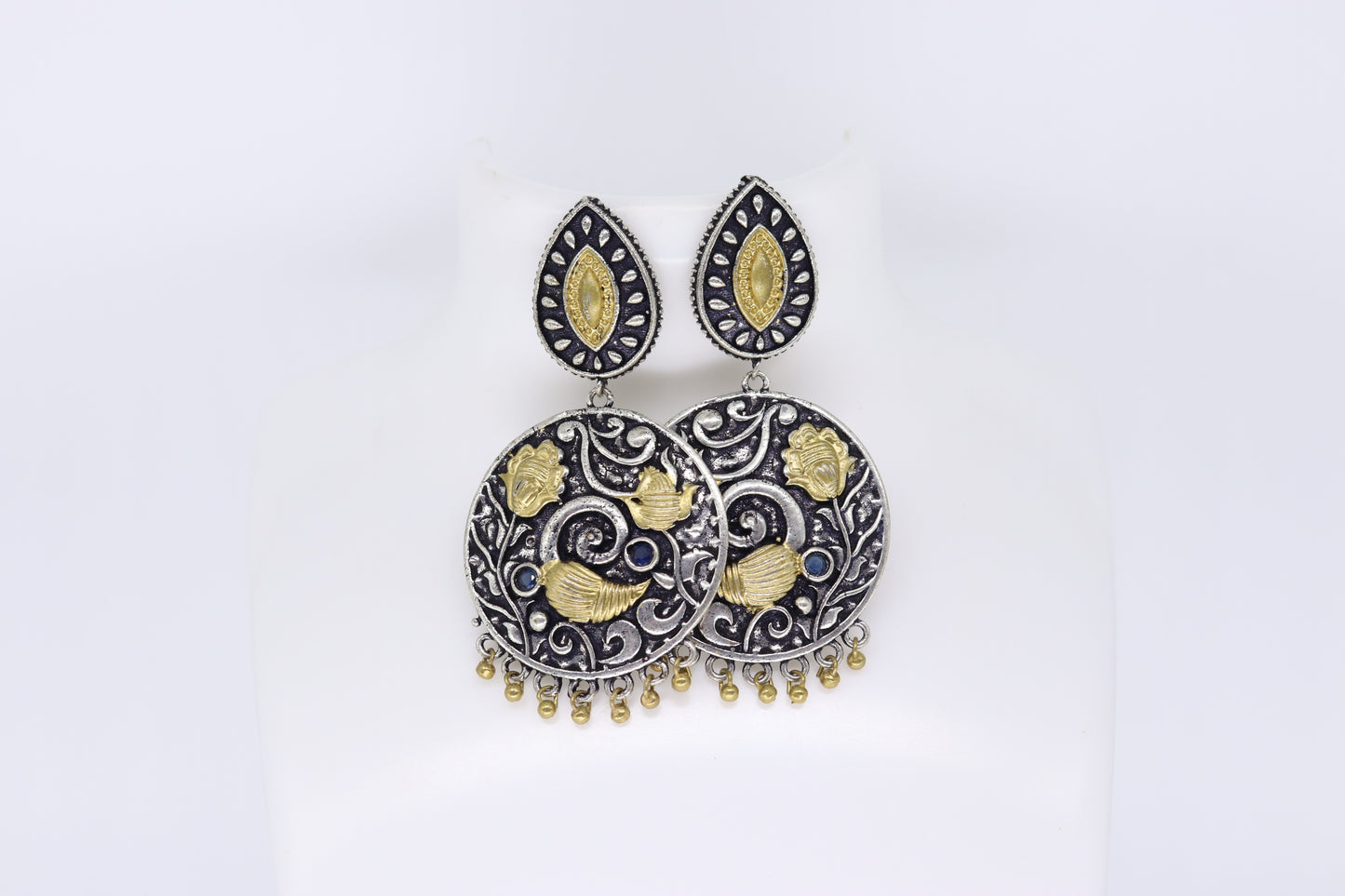 LOLstudio Silver Tribal Bohemian Earring B243