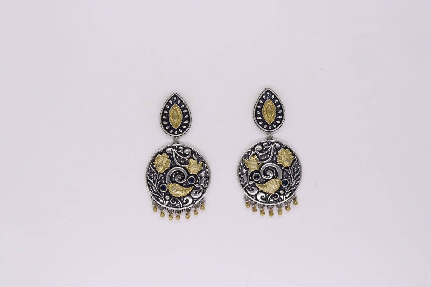 LOLstudio Silver Tribal Bohemian Earring B243